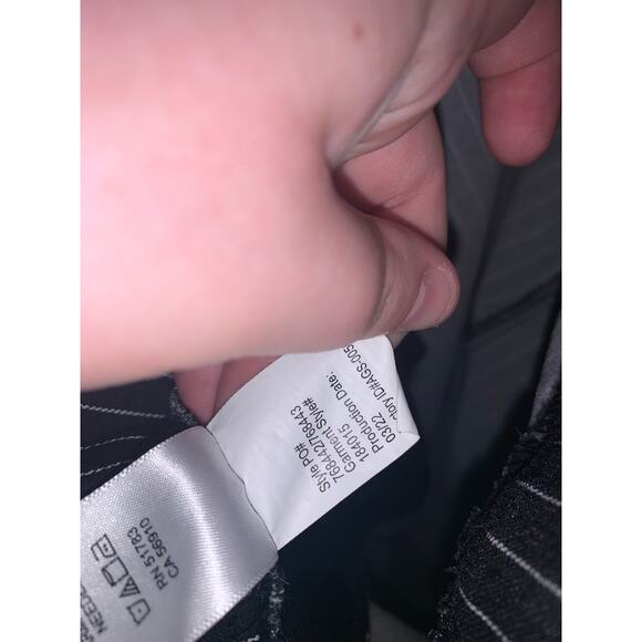 Maurices Black and White Striped Wide Leg Pants - Picture 5 of 10